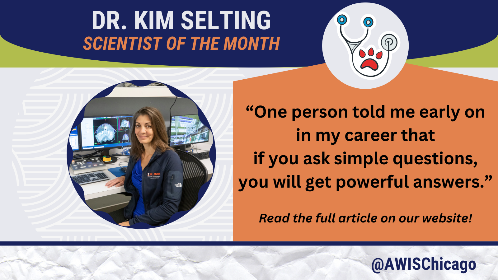 Winter 2025 SOTM: Dr. Kim Selting